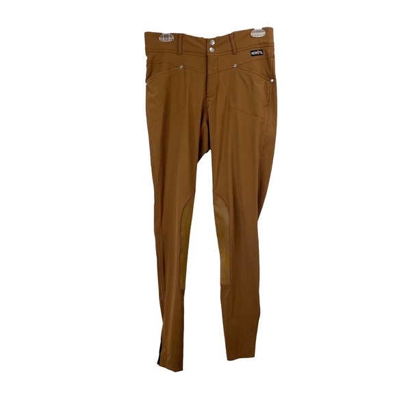 Kerrits riding equestrian breeches pants Size M camel tan - Picture 1 of 13